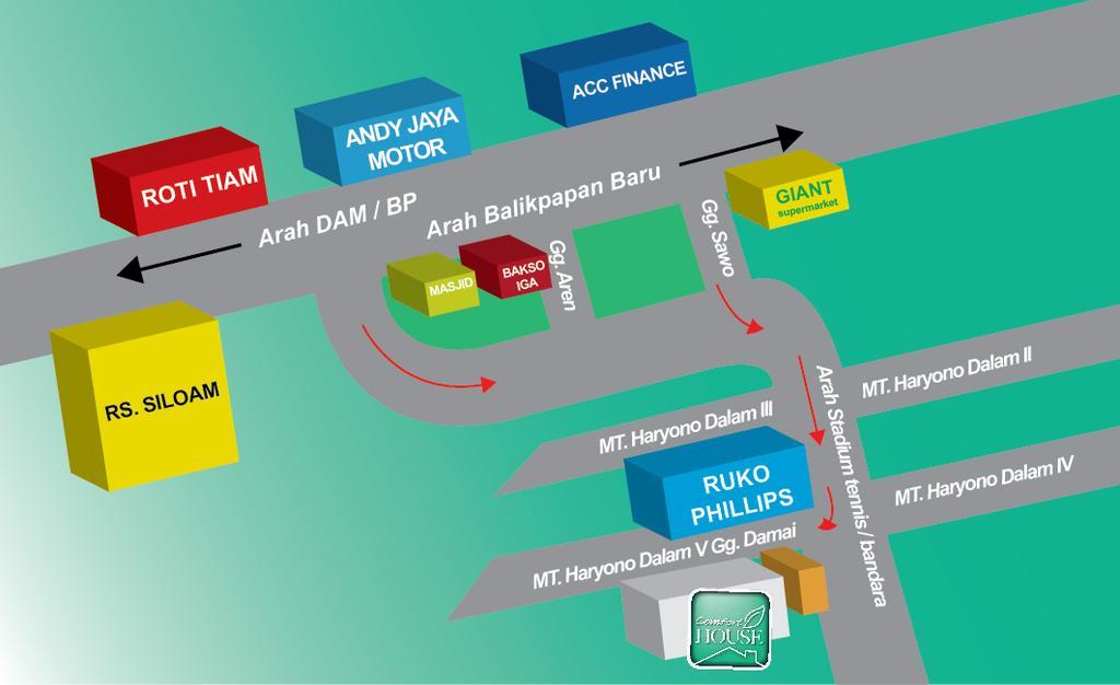 Comfort House Hotel Balikpapan  Kültér fotó